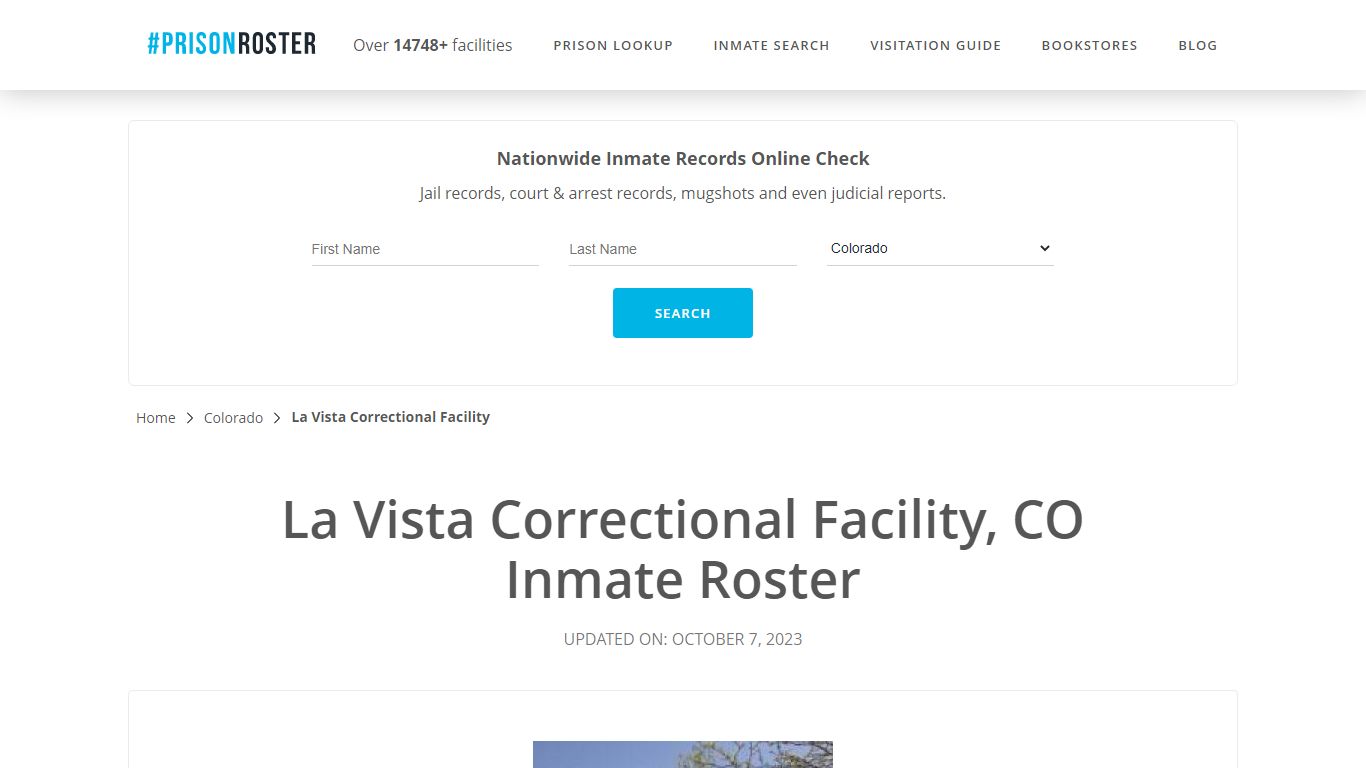 La Vista Correctional Facility, CO Inmate Roster - Prisonroster
